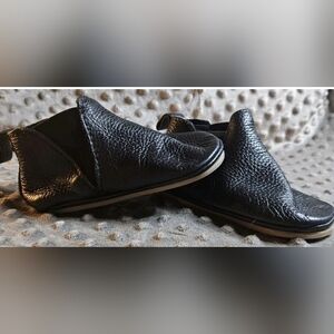 Leather Toddler Ankle Boots, Freshly Picked Chelsea Black Boot Size 6